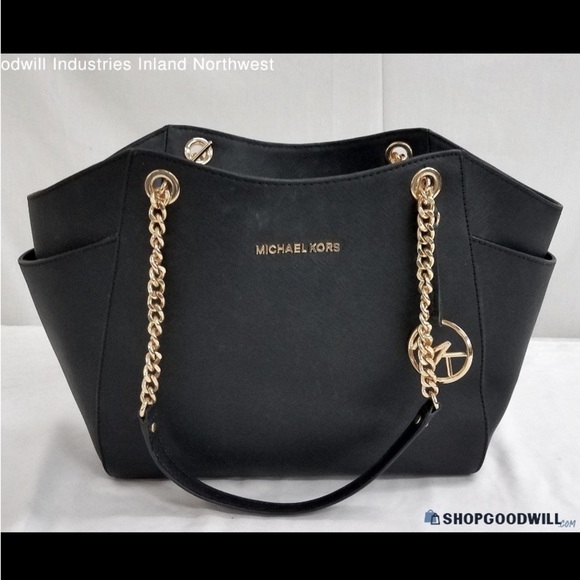 Michael Kors Handbags - MICHAEL Kors black leather Jet Set travel tote     🎉NO LOWBALL OFFERS🎉 3752